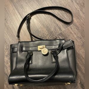 Michael Kors Black and Gold Purse